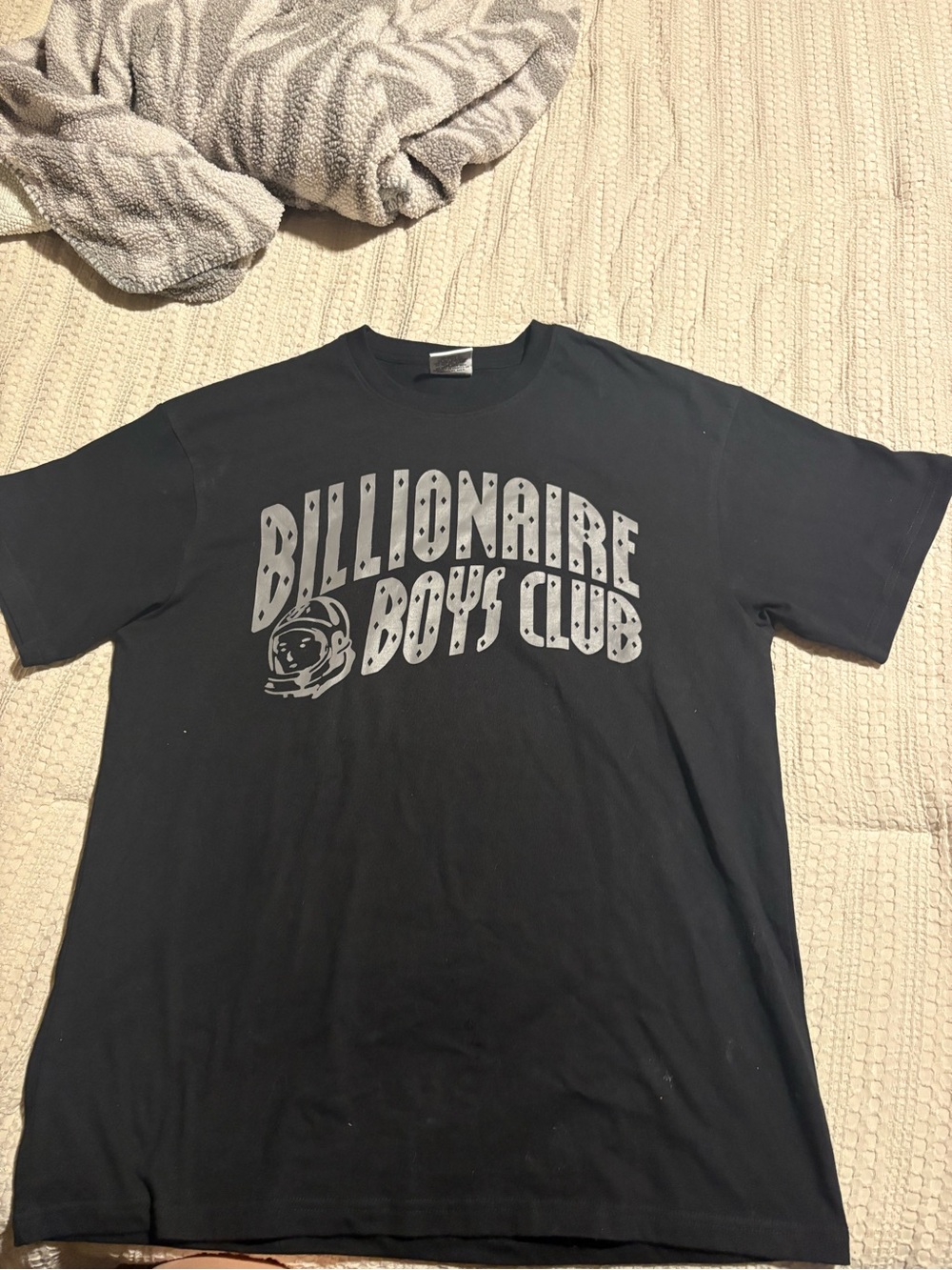Billionaire Boys Club Black Tee with Gray Logo